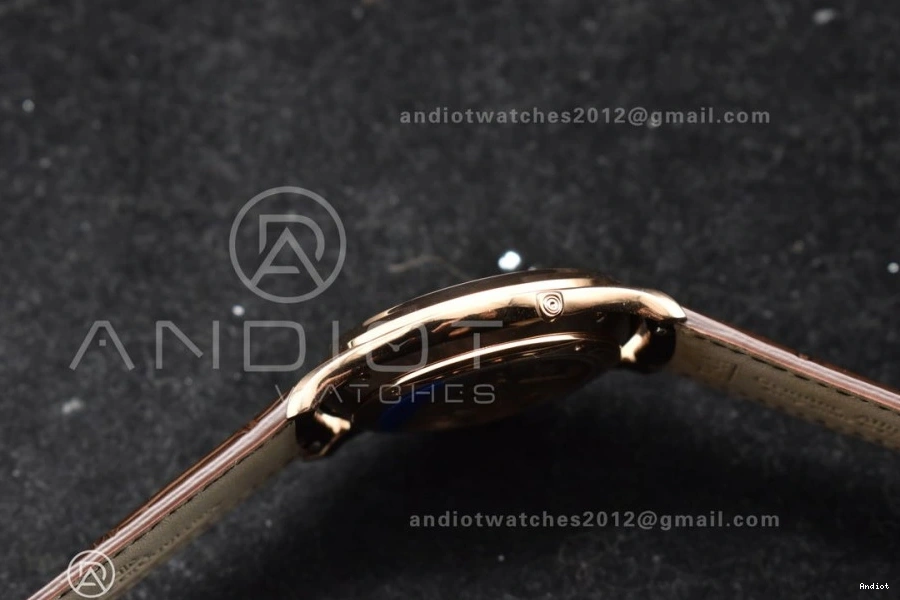 Strap Edition RG on White Thin Leather Best Brown Dial Ultra Master Moon APSF Super 1:1 SA925 Clone 0502